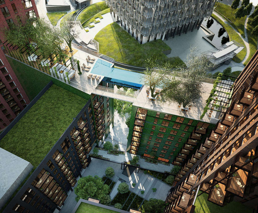 Sky Pool: la aventura de bañarse a 35 metros de altura 5