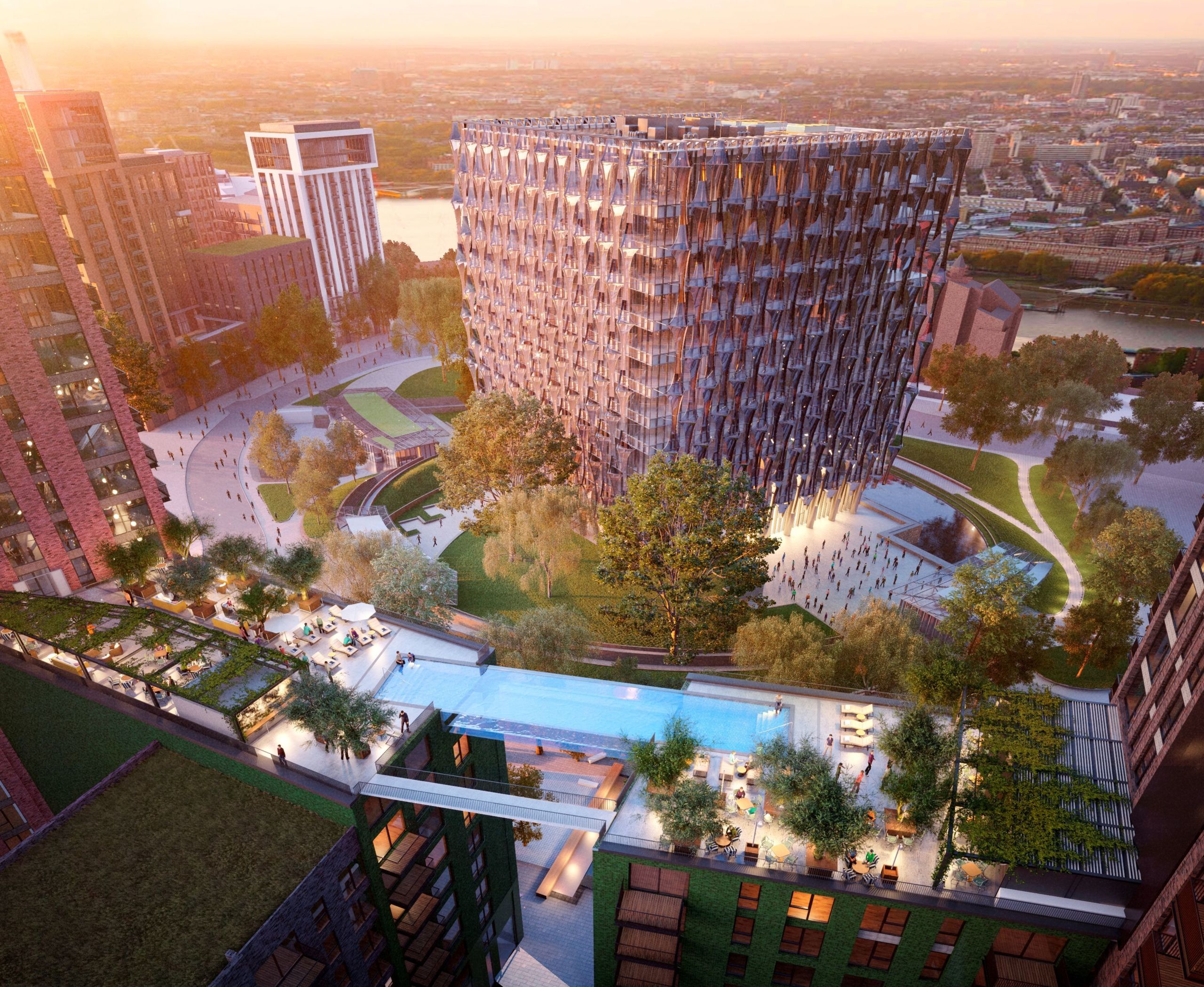 Sky Pool: la aventura de bañarse a 35 metros de altura 6