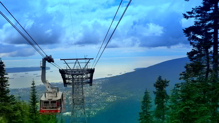 Grouse Mountain: Vancouver desde el cielo. Grouse Mountain: Vancouver desde el cielo.