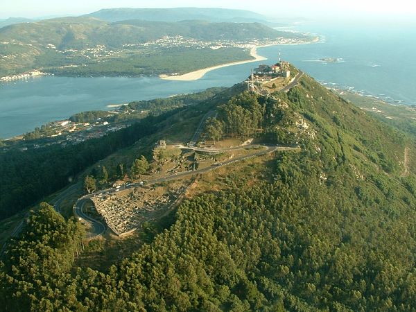 promontorio en pontevedra. vista panoramica